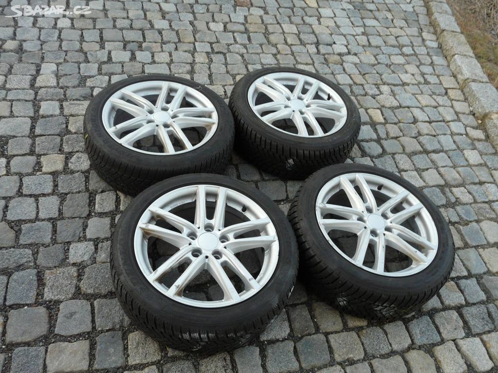 ALU KOLA + ZIMNÍ PNEU ŠKODA 17"VW SEAT 205/50R17