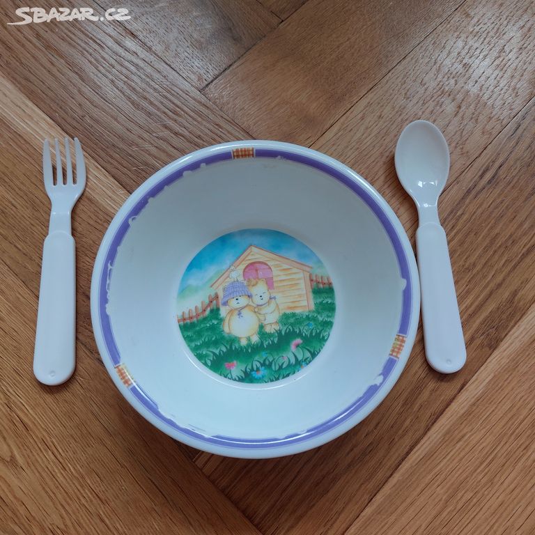 Kvalitní dětská nerozbitná miska Melamine Ware