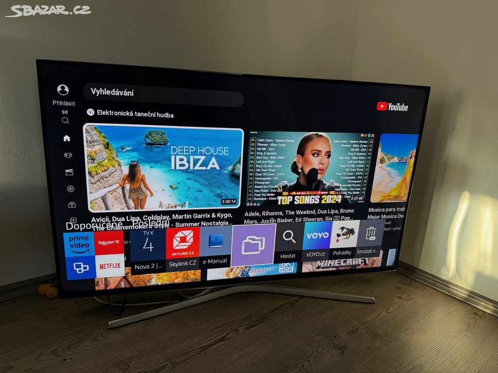 50" Samsung led TV 125cm, Smart chytrá televize