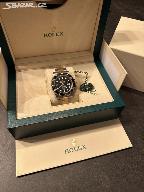 Rolex submariner yellow gold/oystersteel new