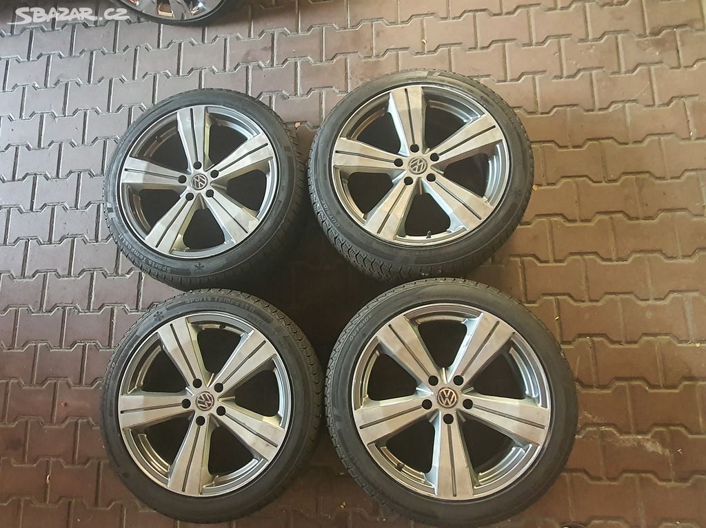 Sada alu kol AEZ, 5x120 R20, zimní pneu