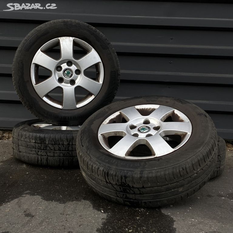 Škoda Octavia Alu kola sada 15" 6,50Jx15H2 ET43