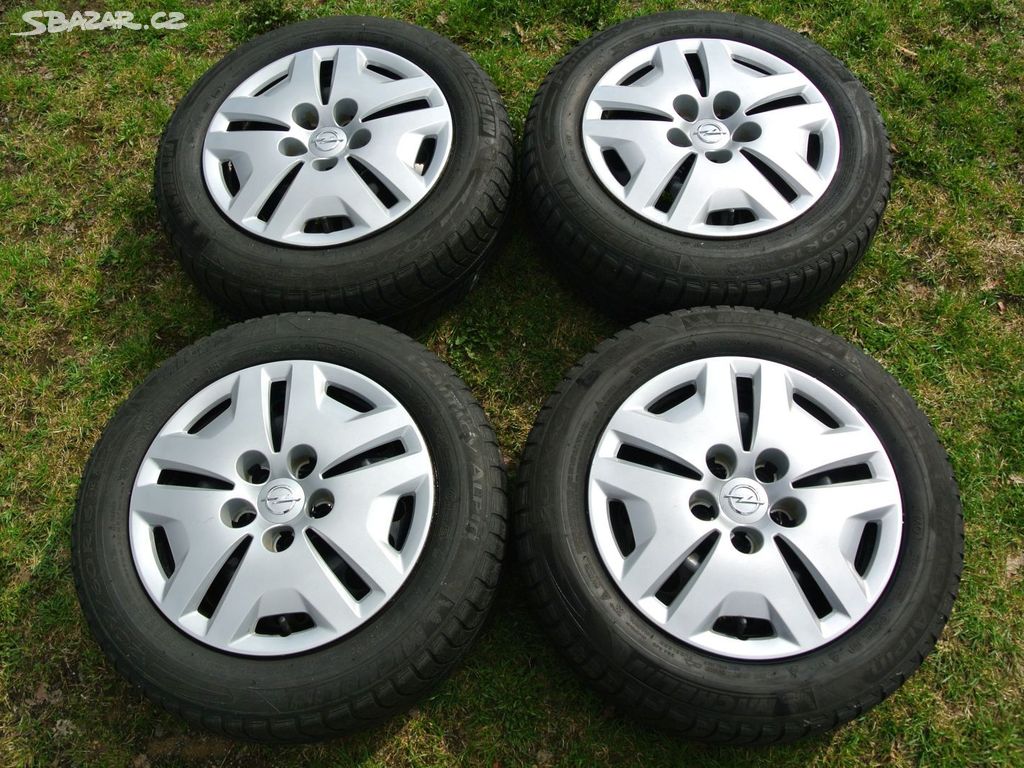 Plech kola 16" 5x105 ET39 pneu 205/60/16