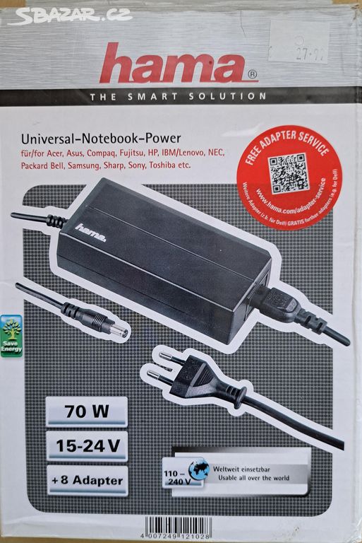 Zdtoj univerzální NTB 70W 15 - 24V Hama - Nový