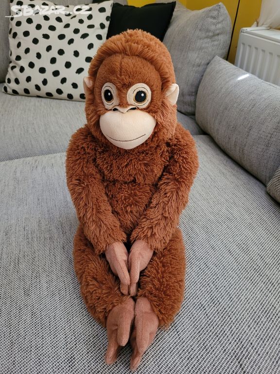 Nová plyšová hračka orangutan DJUNGELSKOG zn. IKEA