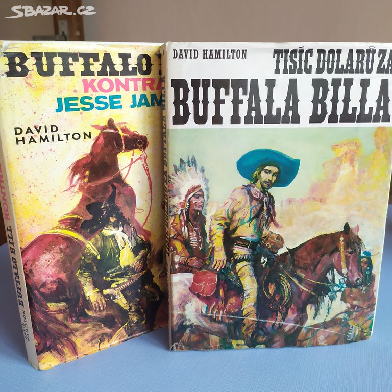 Buffalo Bill dvě knihy starší vydání