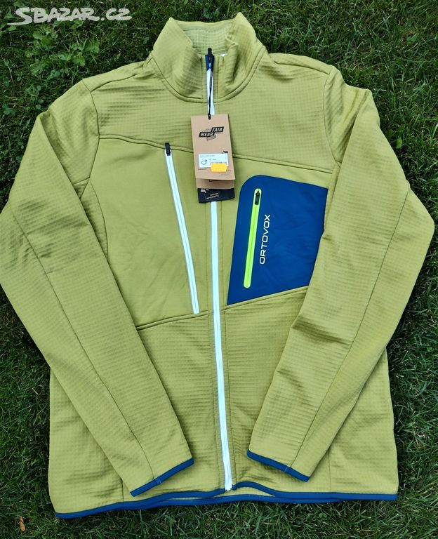 NOVÁ mikina ORTOVOX FLEECE GRID JACKET Men vel.XL