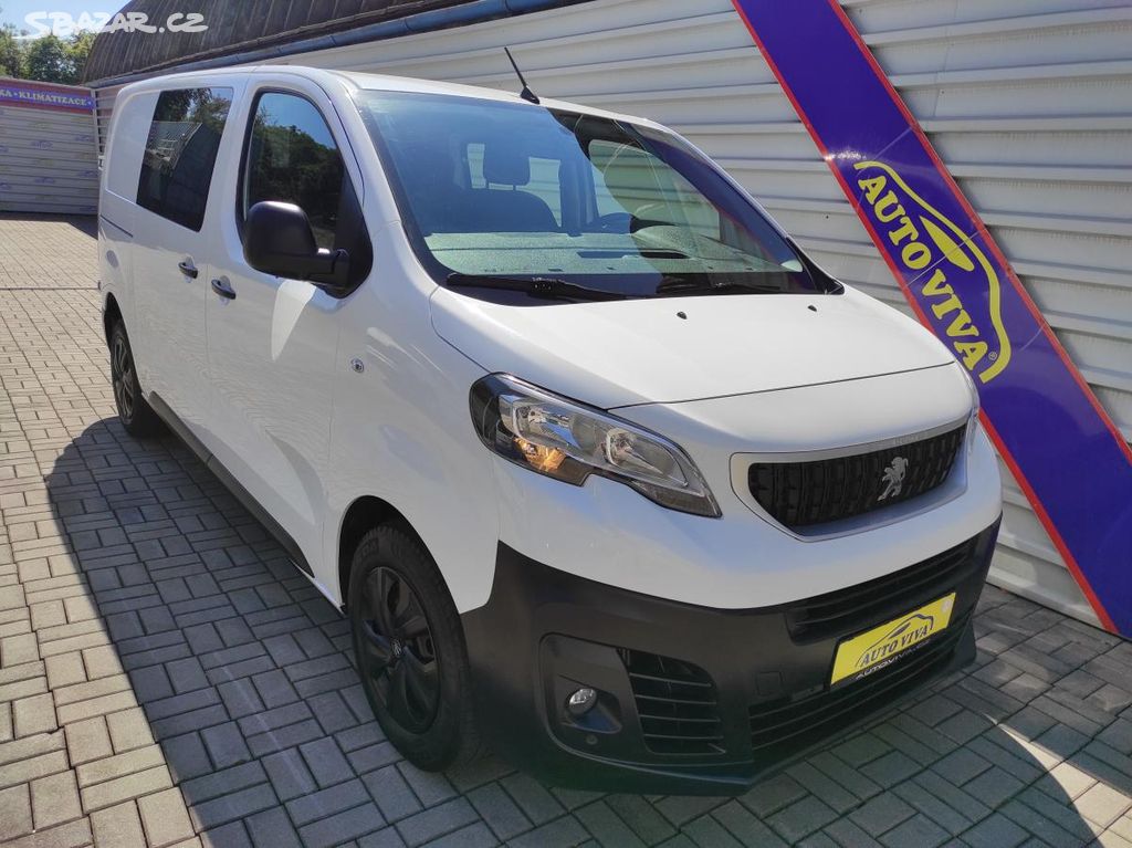 Peugeot Expert, 2.0Bluehdi L2, 6 míst,ČR,Kůže