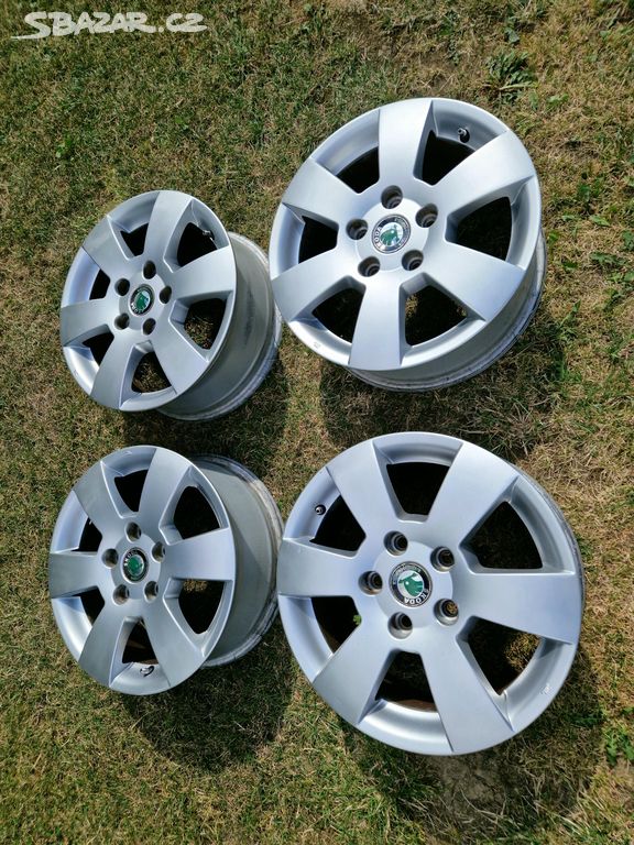 Al. disky 15 - 5x112 - orig. Škoda Octavia