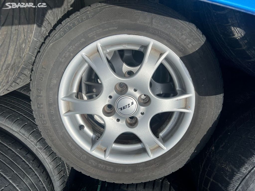 ALU kola Rial 4x108 ET40 5,5J s pneu 175/65 R14