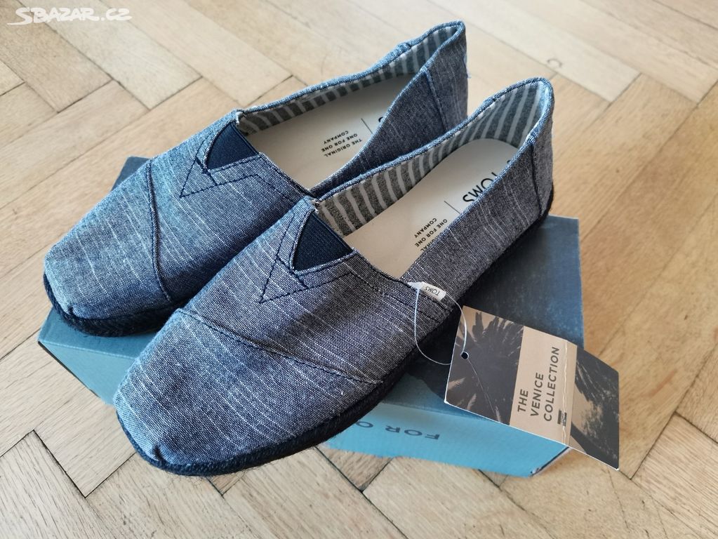 Boty obuv slip on boty mokasíny Toms vel. 41 nové