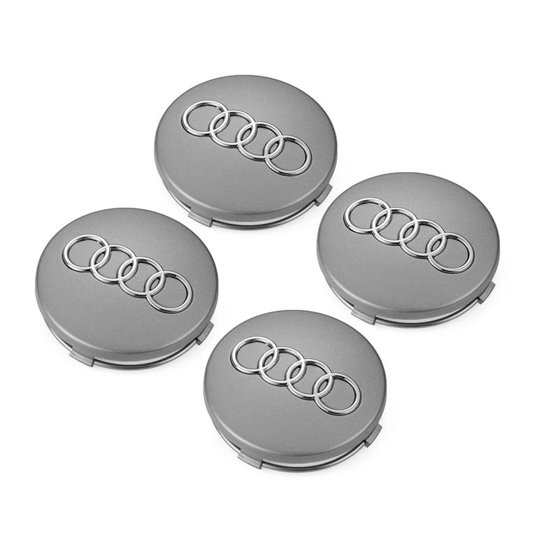 Audi středy kol, kryty, pokličky, krytky 60mm 4ks