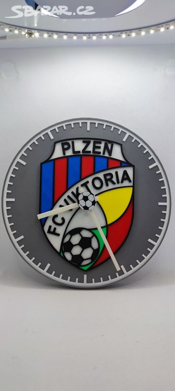 Prodám nové hodiny SK Slavia Praha - nové logo. - Praha 