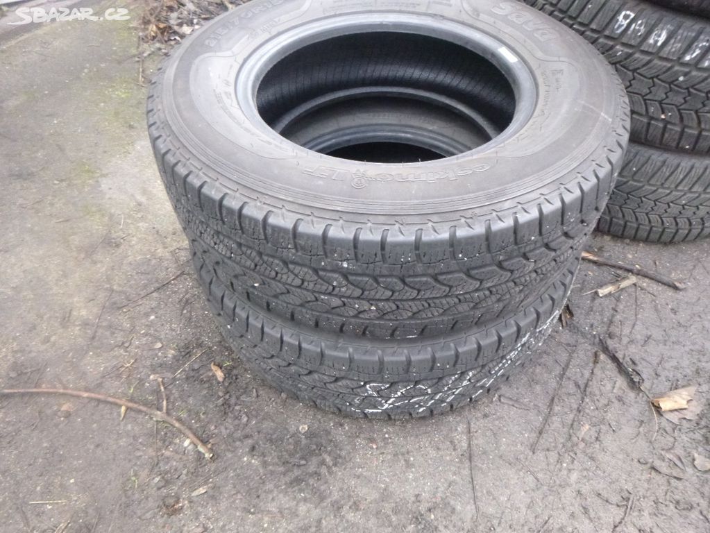 2x zimní pneu sava 215/70 r15C (8,5 mm, 2022)