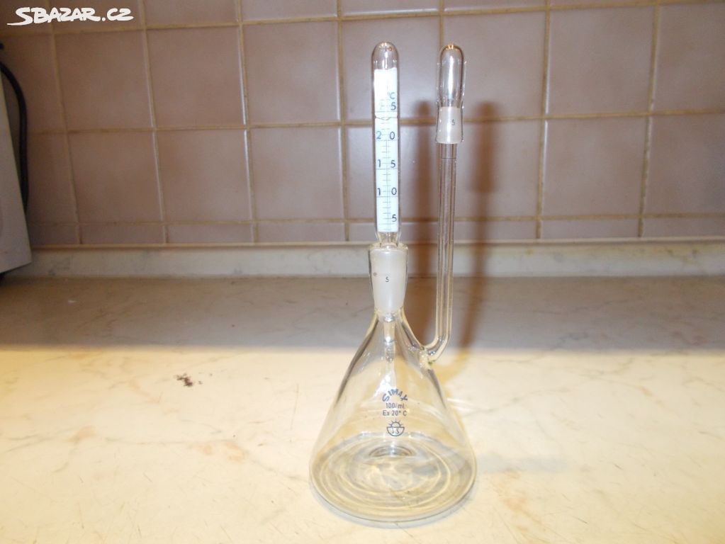 Laboratorní chemické sklo pyknometr