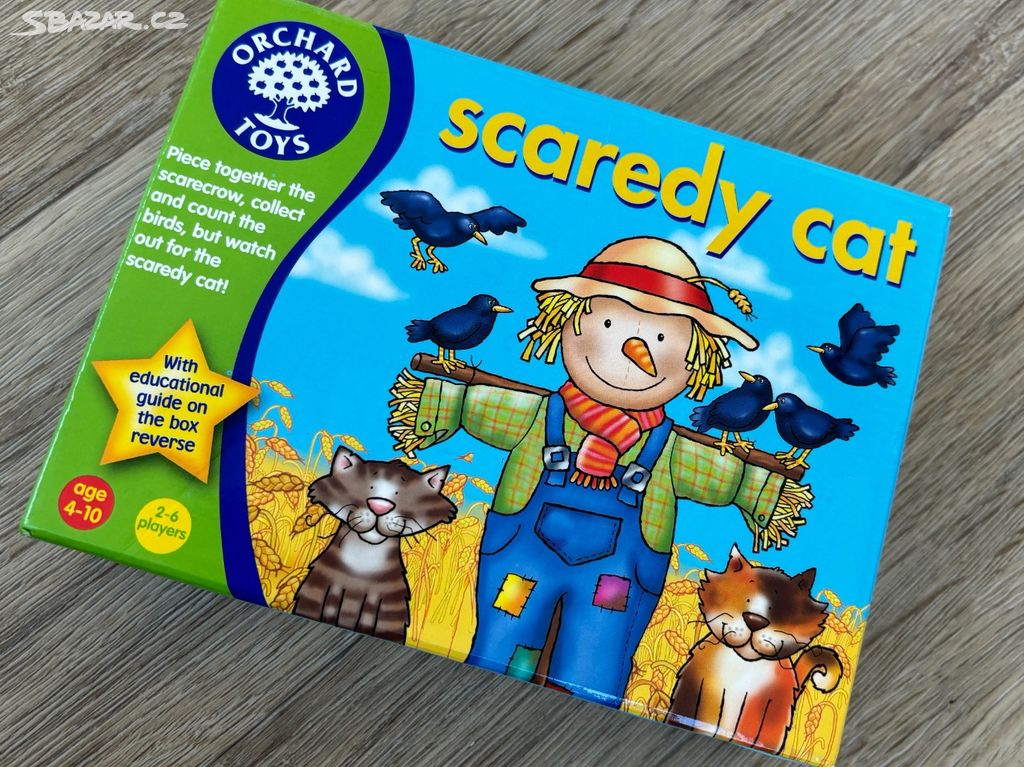 Hra na počítání Scaredy Cat