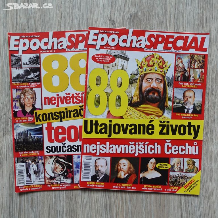 Časopis Epocha SPECIÁL - 2 kusy