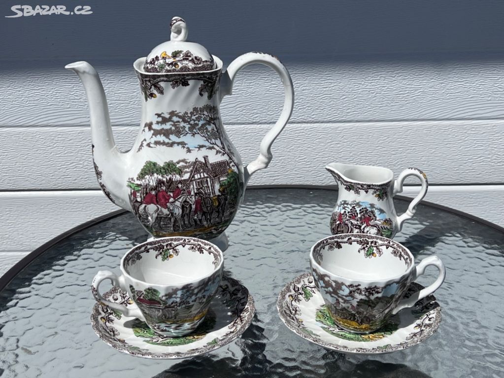Anglický čajový servis Myott Staffordshire ware