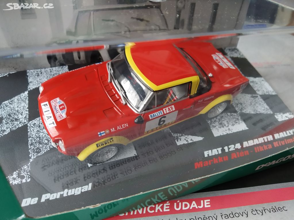 Model Fiat 124 Abarth Rallye 1:43