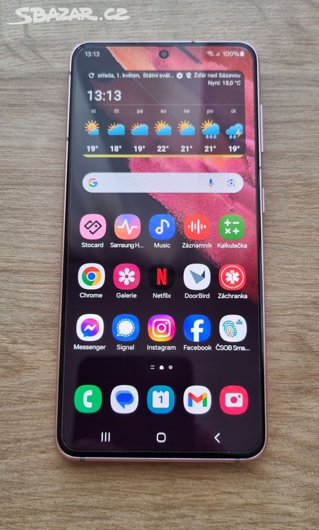 Samsung Galaxy S21 5G, 8GB/256GB, Pink Dual SIM