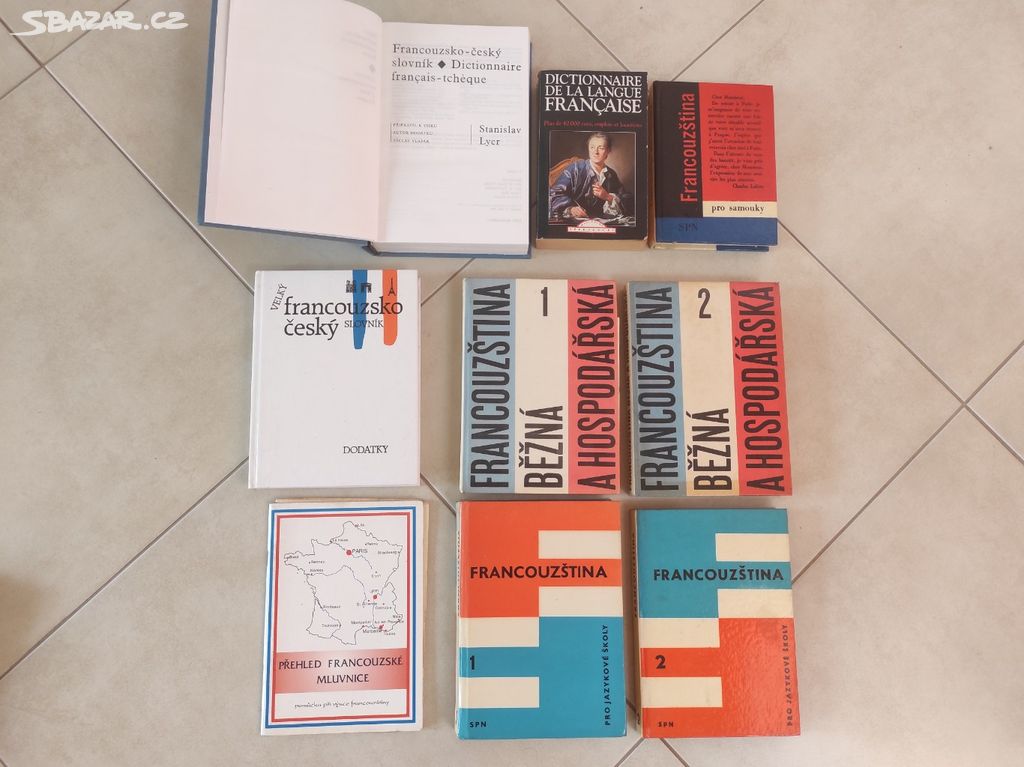 Francouzština - knihy, učebnice, slovníky