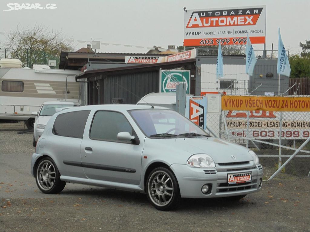 Renault Clio, 2.0 16V 124 kW SPORT-A/C-KŮŽE