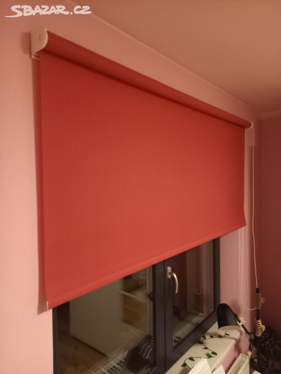 Interiérová roleta 170 cm růžové barvy