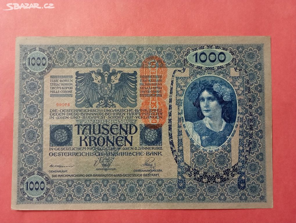 Bankovka Rakousko - Uhersko