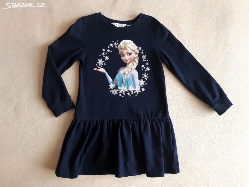 Dívčí šaty, šatičky, Frozen - Elsa, vel.122/128