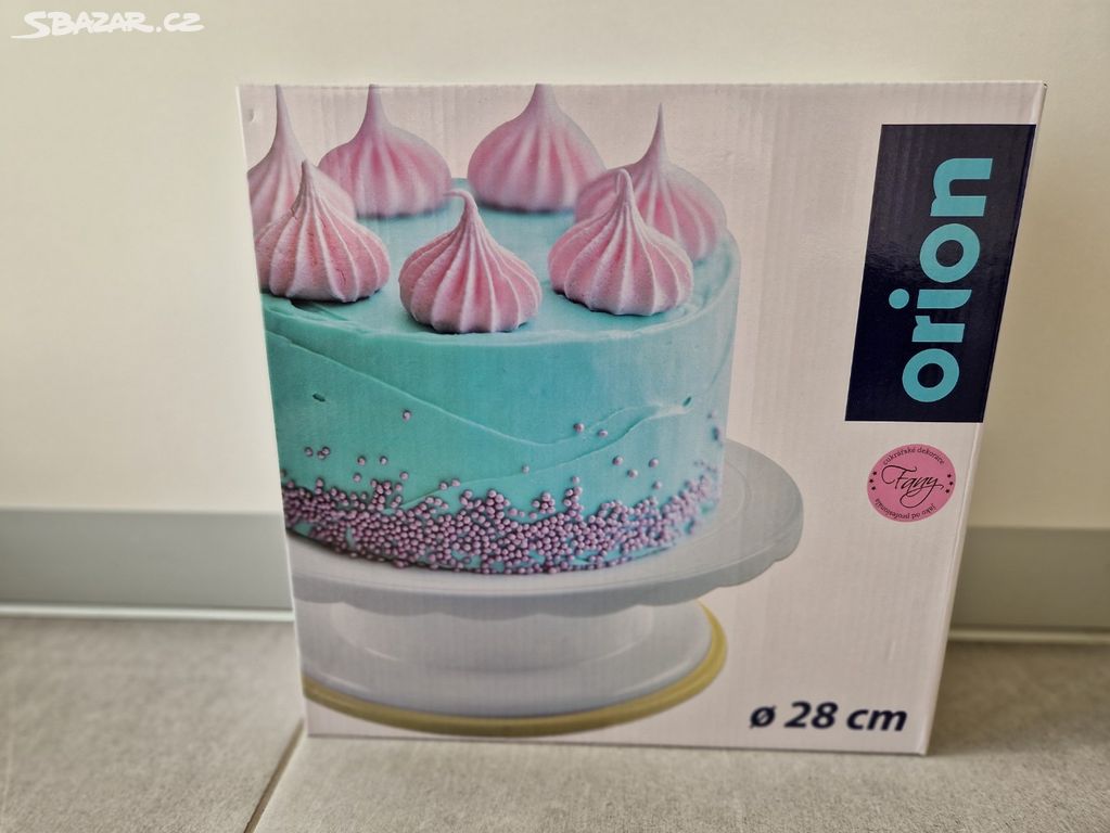 Nový otočný stojan na dort, 28cm