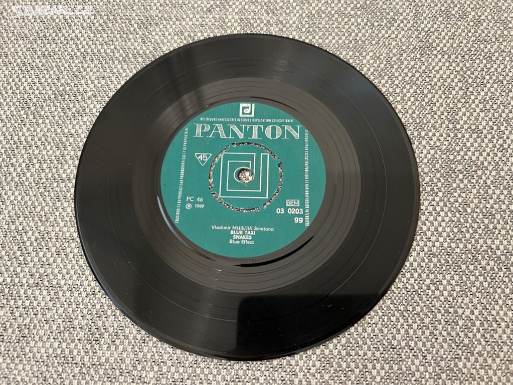 Blue Effect - Panton r. 1969, vinyl EP 7"bez obalu