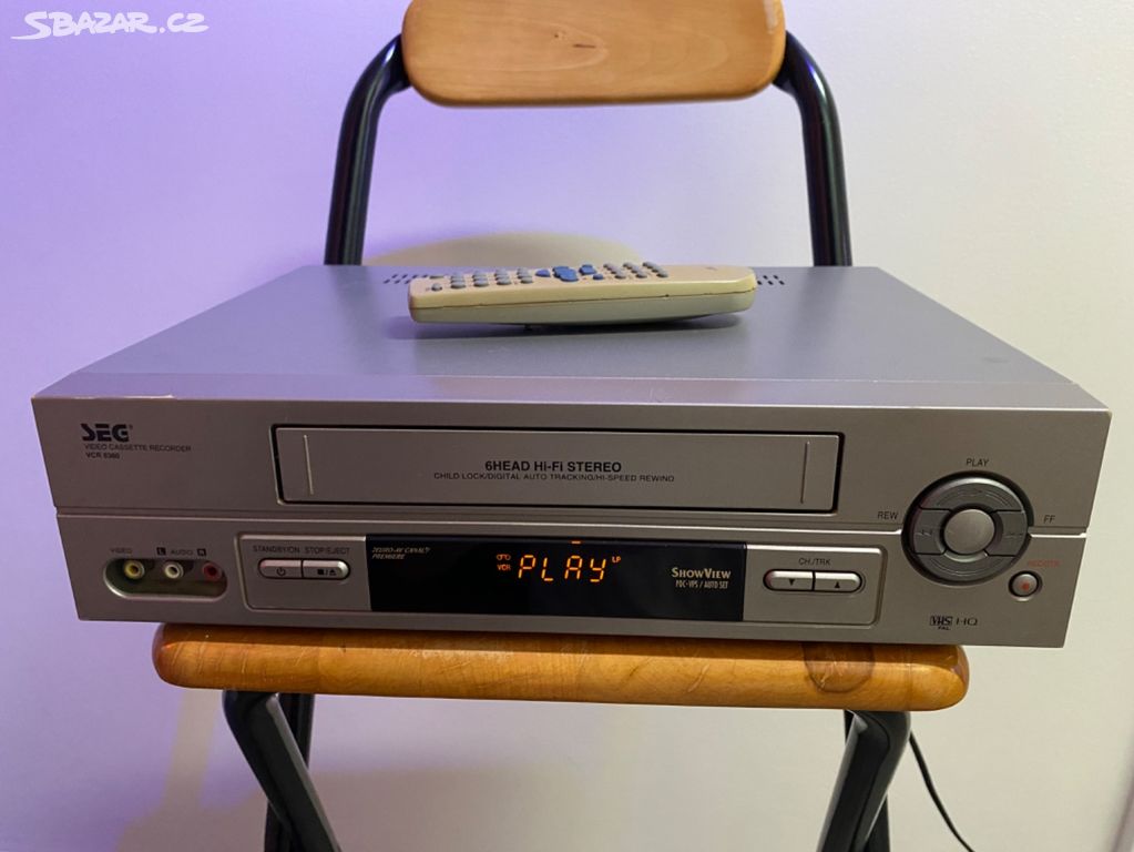 Videorekordér SEG VCR5360 s dálkovým ovladačem