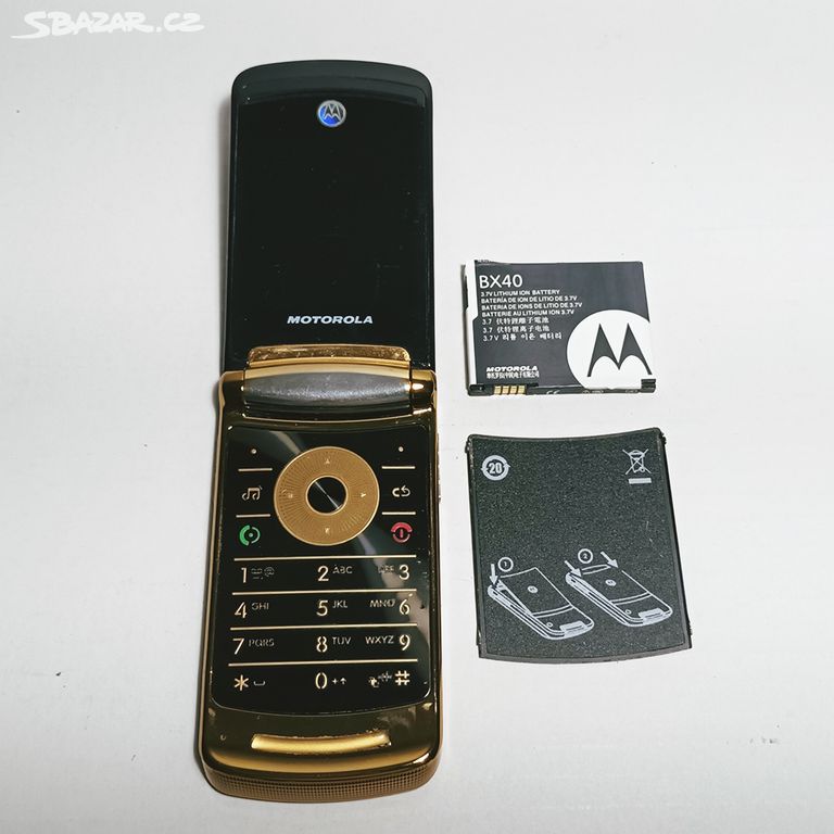 Motorola Razr V8 Gold, mobilní telefon