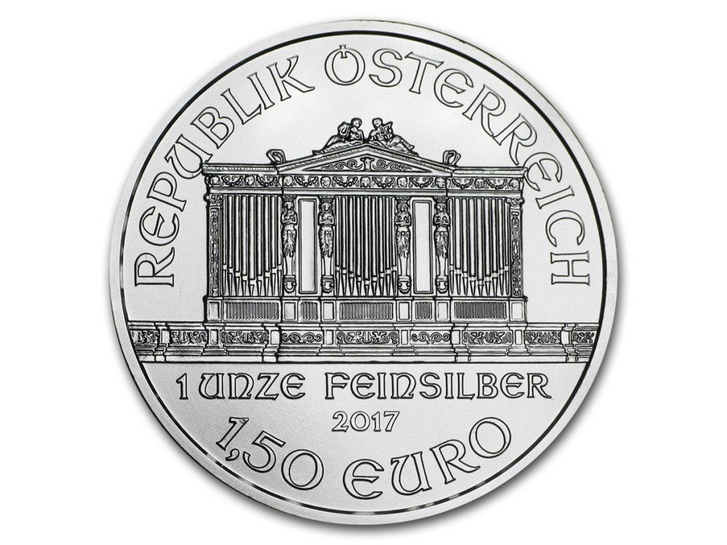 Wiener Philharmoniker stříbrná mince 1oz 2017
