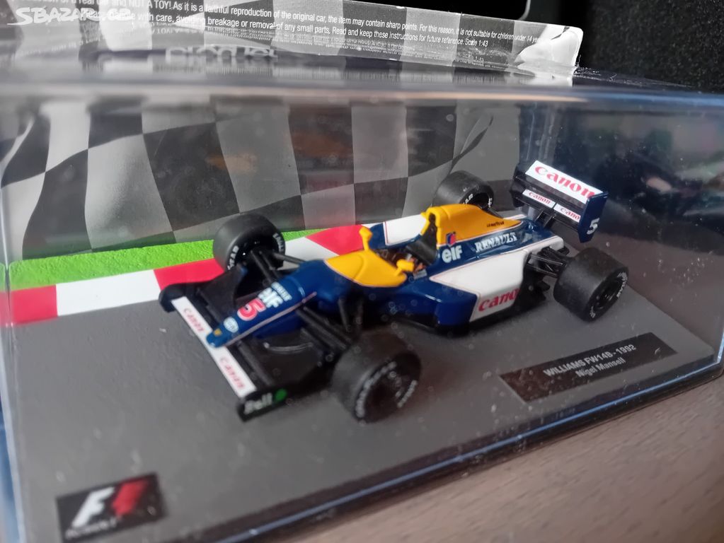 Mansell Williams FW14B #5 W.Champ. ´92 1:43 Altaya