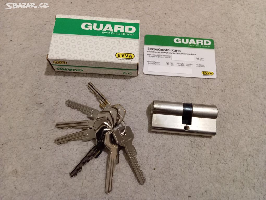 Bezpečnostní vložka Guard G330, 31/36 + 7 ks klíčů