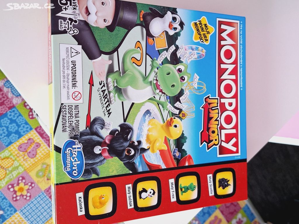 Hasbro Monopoly Junior, hrané jednou
