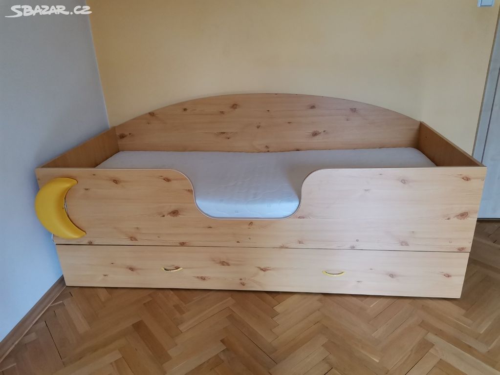 Dětská postel 200x80 cm s matrací
