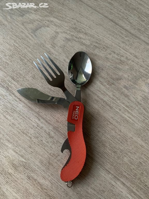 Neo Tools skládací k lžíce vidlička nůž otvírák