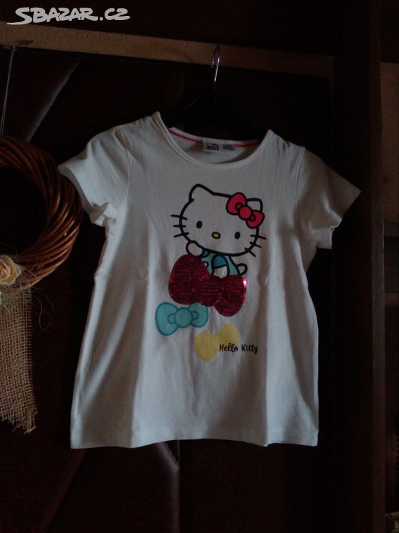 Prodam triko 110/116 Hello Kitty - Lupilu Nove