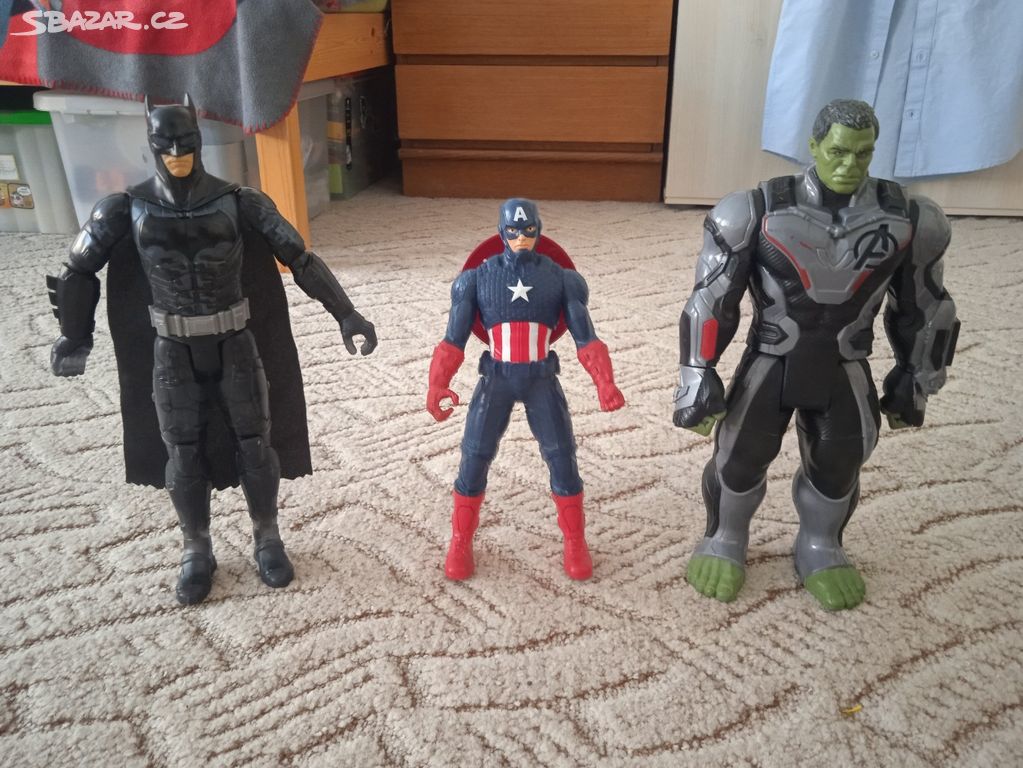 Hulk, Batman, Kapitán Amerika