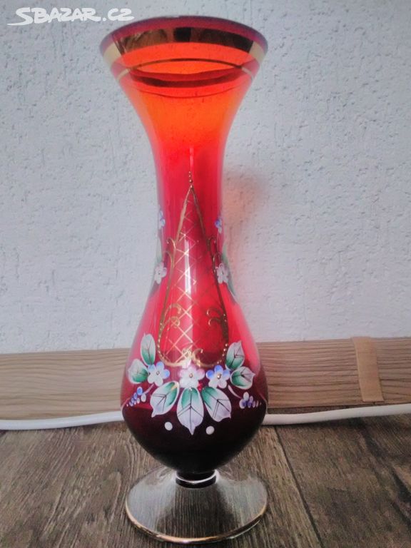 Nová váza ručně malovaná