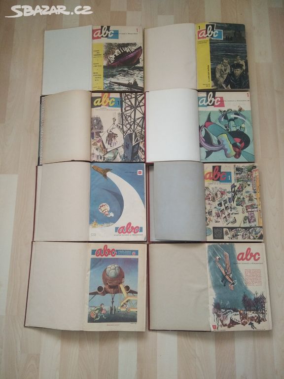 Časopisy ABC 1957 až 1966 svázané