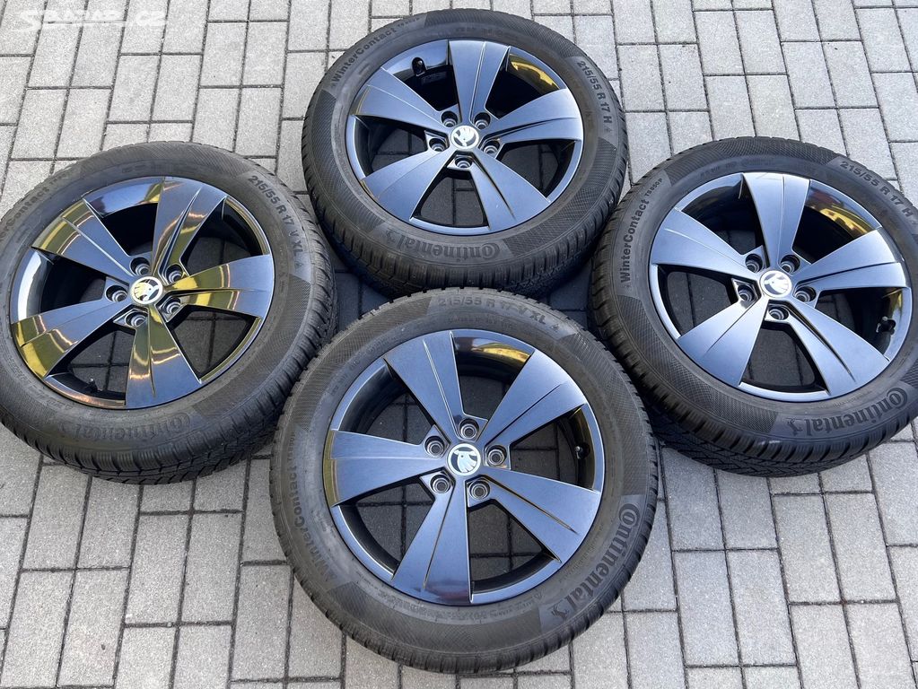 Superb - 17 Triton + zimní 215/55 R17 Continental