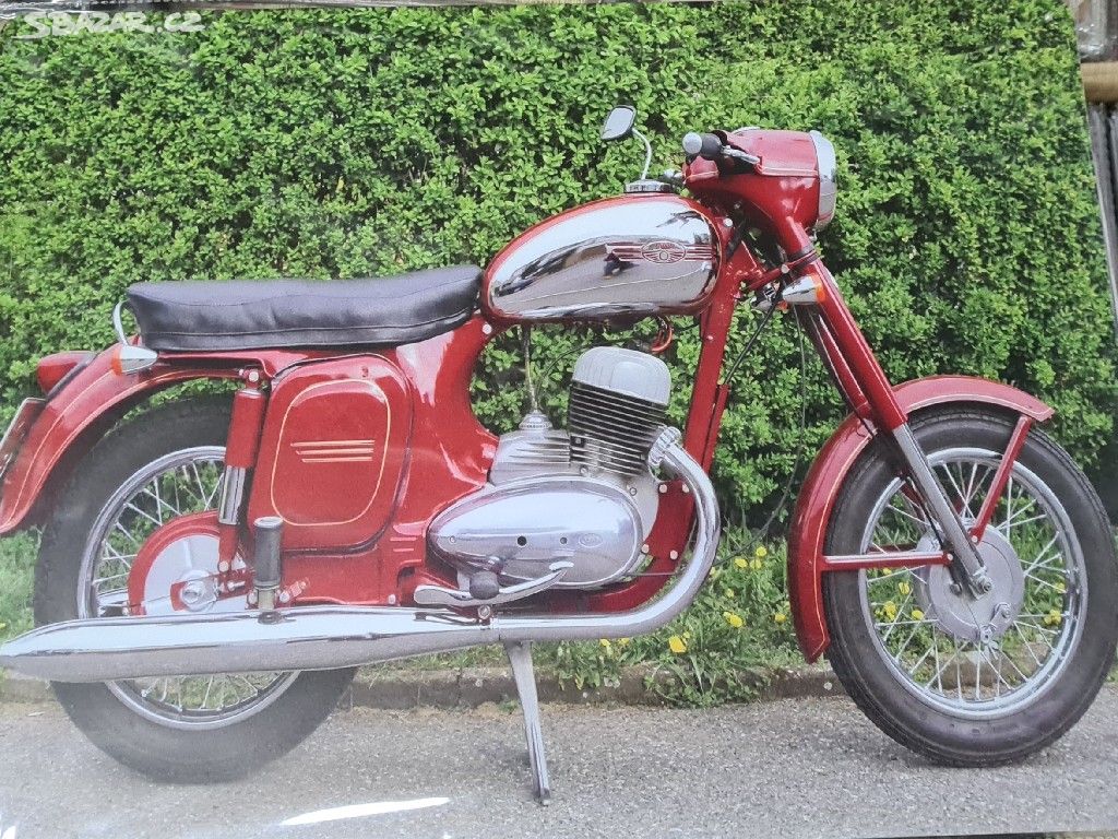 Cedule kovová retro JAWA