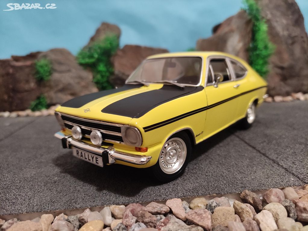 prodám model 1:18 Opel kadett B rallye 1900