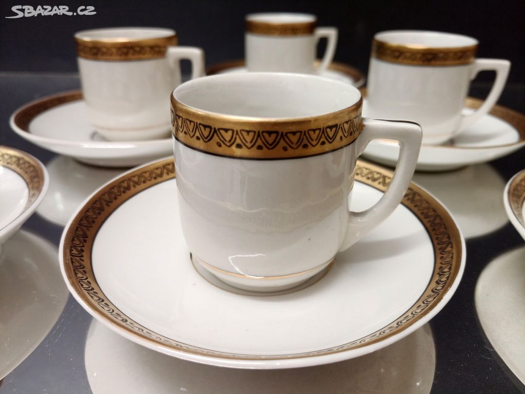 Art Deco "Bernadotte" kávový set