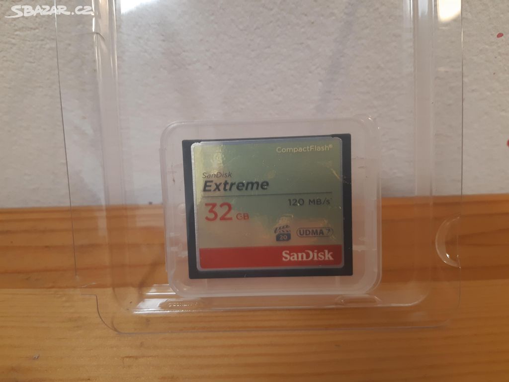 Paměťová karta SanDisk Extreme 32GB 120MB/s