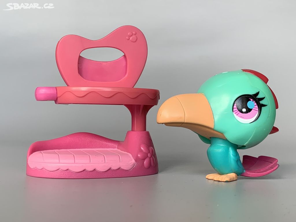 Figurka Littlest pet shop funkční 6 (tukan a sto.)