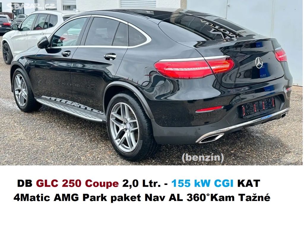 GLC250 Coupe 211PS CGi 4x4 AMG Kam Tažné Nav 11/16